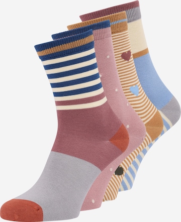 Thought Socks in Mixed colors: front
