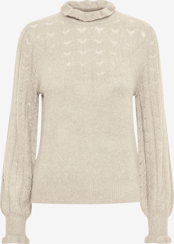 b.young Sweater in Beige: front