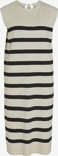 VILA Strickkleid in beige / schwarz, Produktansicht