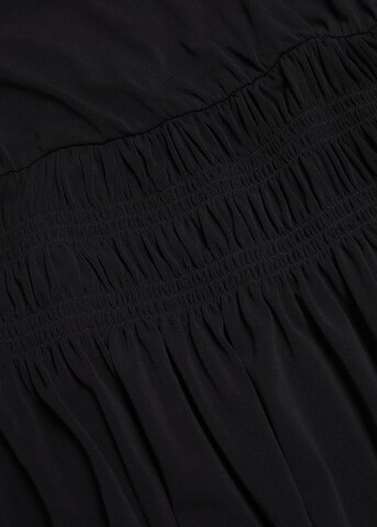 MANGO Obleka 'Moss' | črna barva