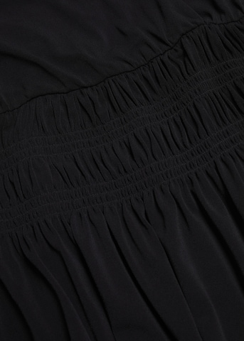 MANGO Obleka 'Moss' | črna barva