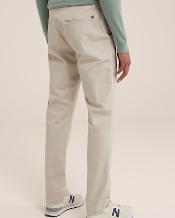 Coupe slim Pantalon chino WE Fashion en beige