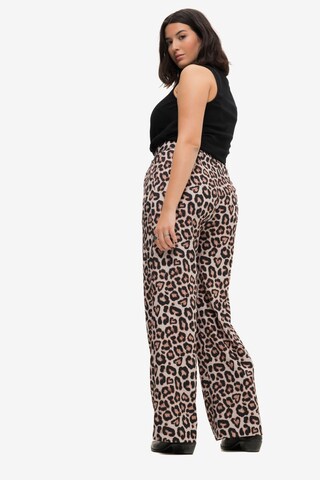 Studio Untold Wide leg Broek in Bruin