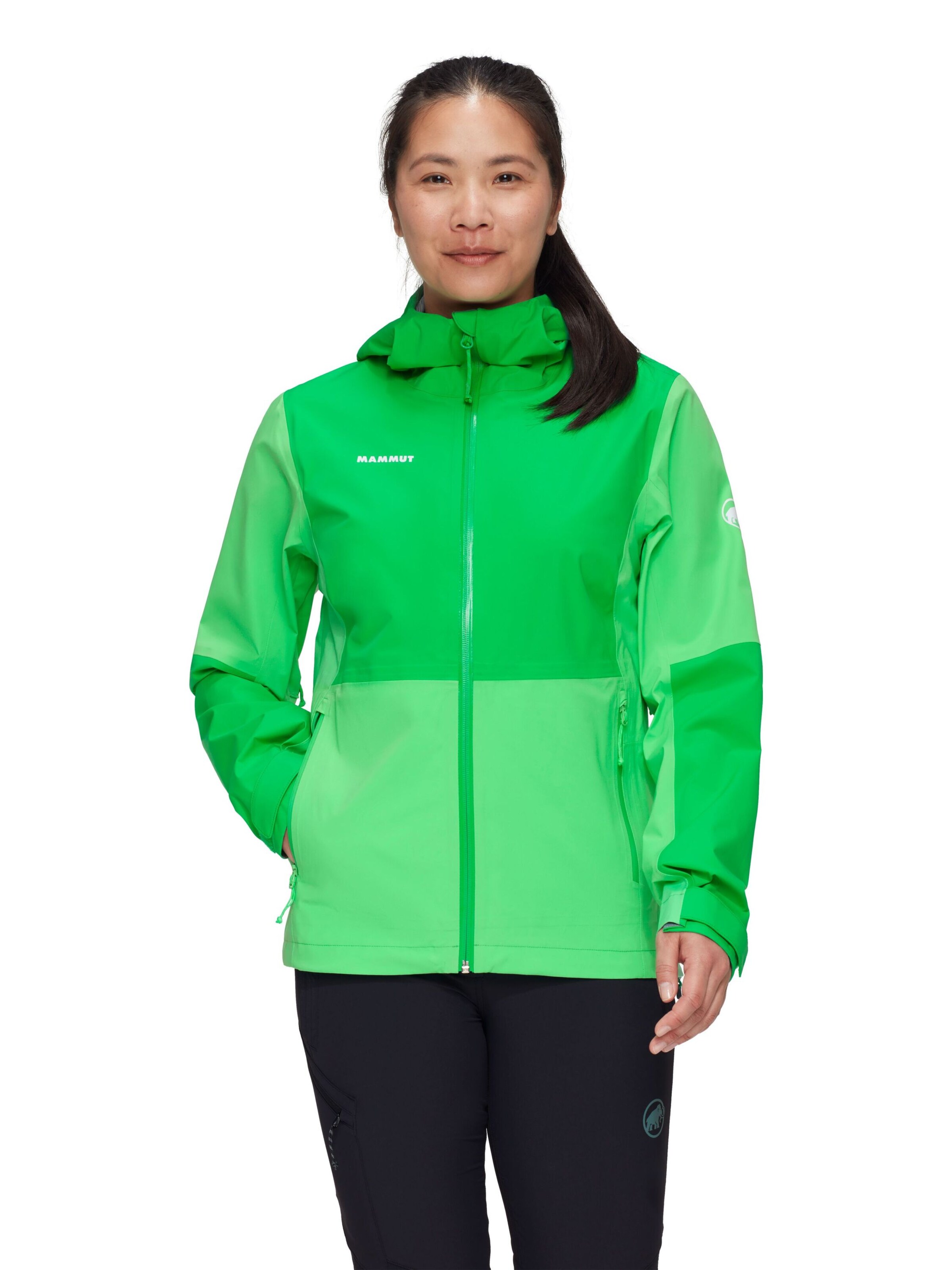 MAMMUT Outdoor Jacket 'LINARD GUIDE' in Green: front