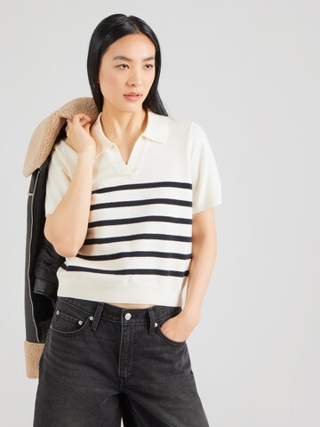 Pullover 'Super Soft Polo Sweater' di LEVI'S ® in bianco: frontale