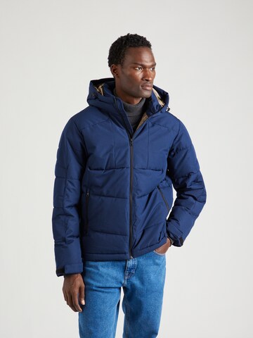 JACK & JONES Winterjas 'OTIS' in Blauw: voorkant