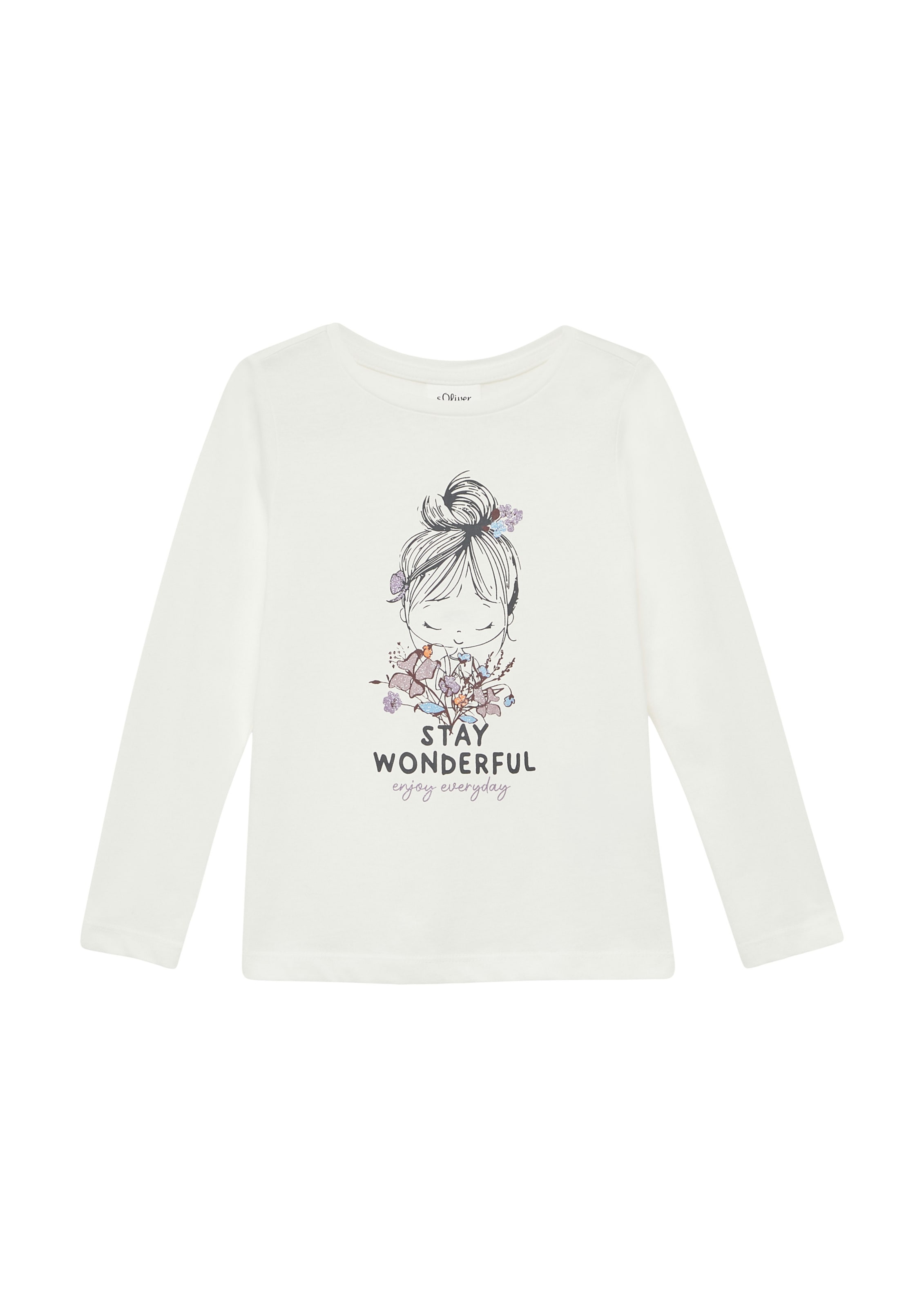 s.Oliver Shirt in Weiß: Vorderseite