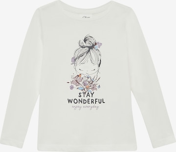 s.Oliver Shirt in White: front