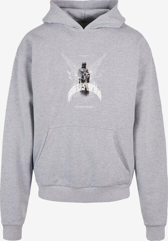 MJ Gonzales Sweatshirt 'Higher than heaven' in Grau: predná strana