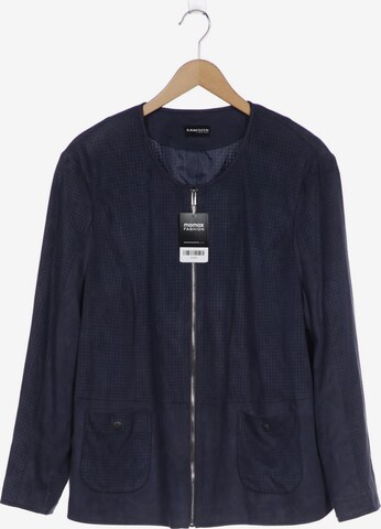 SAMOON Jacket & Coat in 4XL in Blue: front