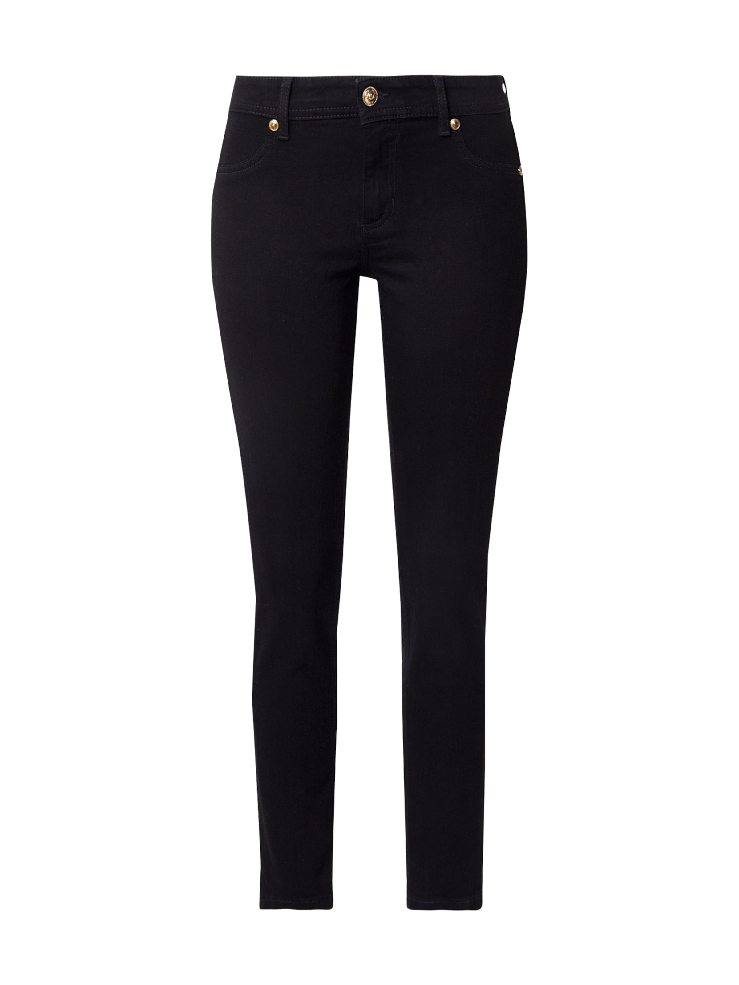 Versace Jeans Couture Slimfit Hlače | črna barva: sprednja stran