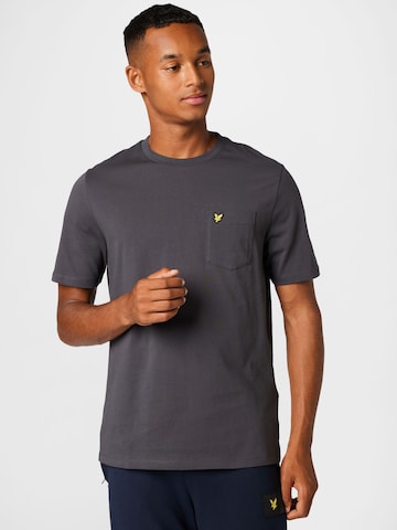 Lyle & Scott Shirt in Grijs: voorkant