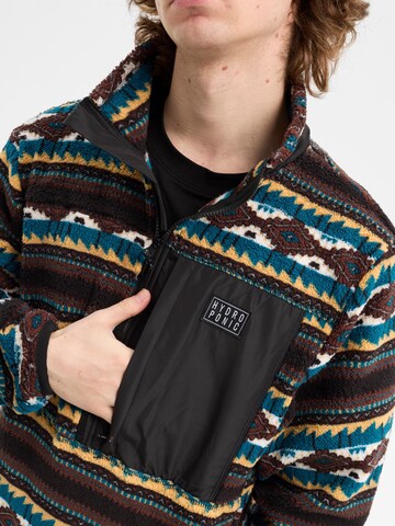 hydroponic - Jersey 'Hydroponic Oversized Rumble Half-Zip Fleece Sweatshirt' en marrón