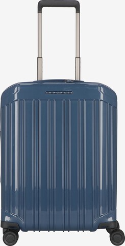 Trolley di Piquadro in blu: frontale