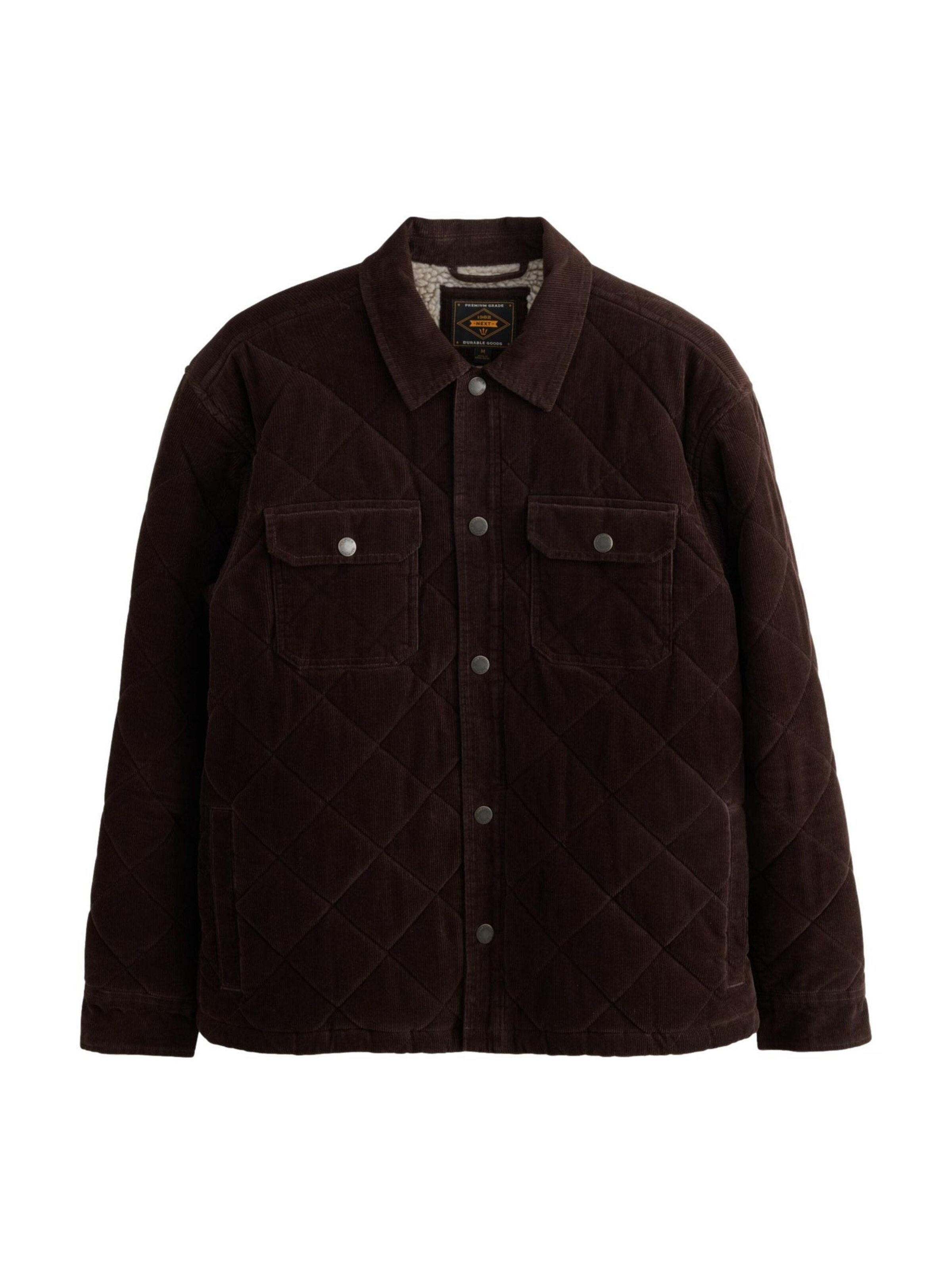Veste mi-saison Next en marron : devant