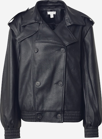 juoda TOPSHOP Demisezoninė striukė: priekis