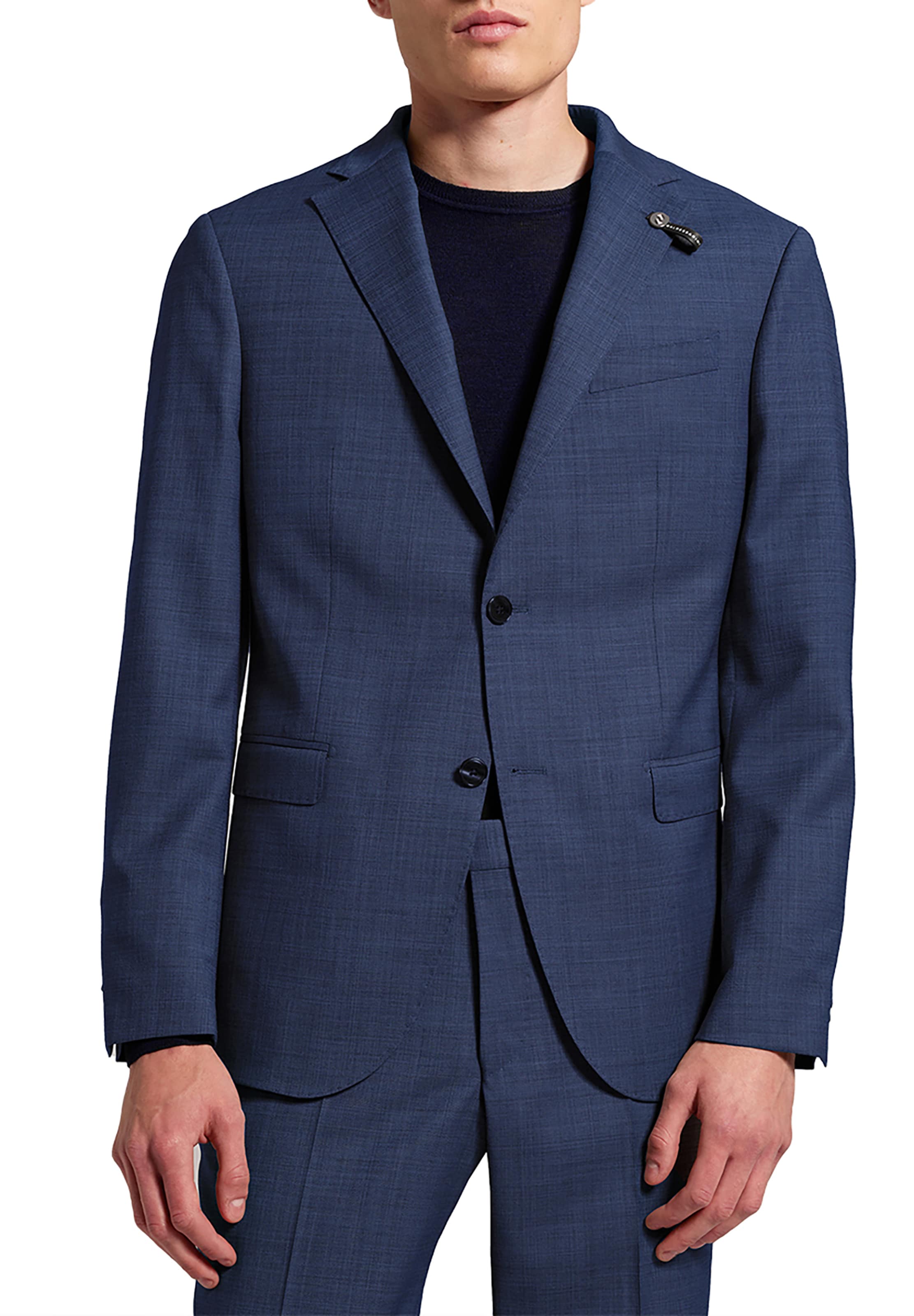 Baldessarini Slim Fit Sakko ' Serano-4 ' in Blau: Vorderseite