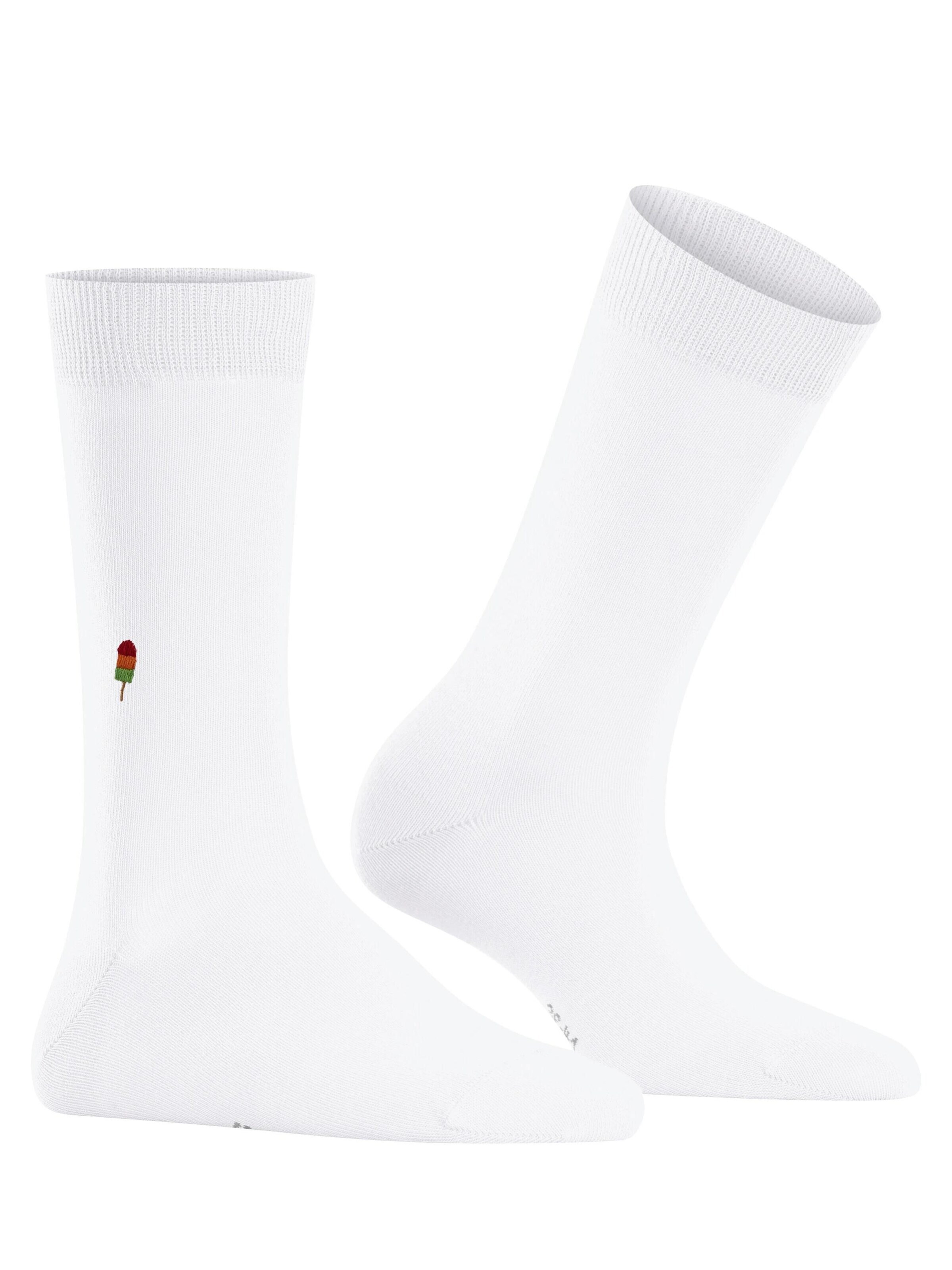 BURLINGTON Socken 'Brit Style'‌‌‌‌‌‌‌ in Weiß: Vorderseite