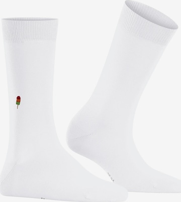 BURLINGTON Socken 'Brit Style' in Weiß: Vorderseite