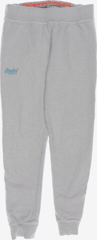 Superdry Pants in S in Grey: front