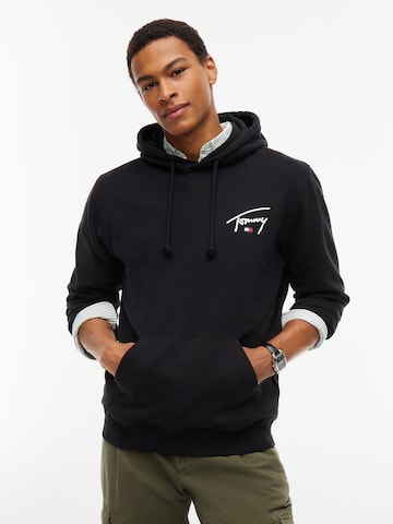 Sweat-shirt 'ENTRY' Tommy Jeans en noir : devant