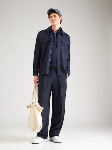 INDICODE JEANS Välikausitakki 'Nello' värissä sininen