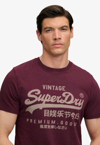 Superdry & Co - Camiseta 'CLASSIC' en rojo