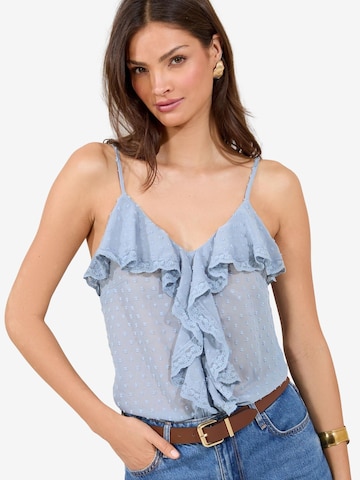 Lipsy Top in Blauw: voorkant