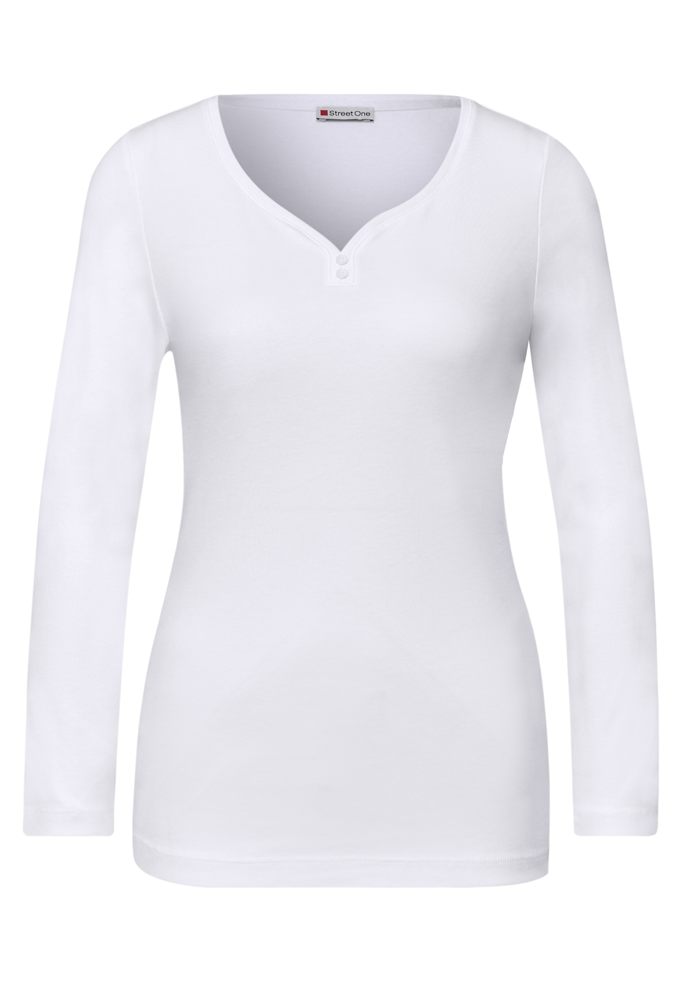 STREET ONE Shirt in White: front