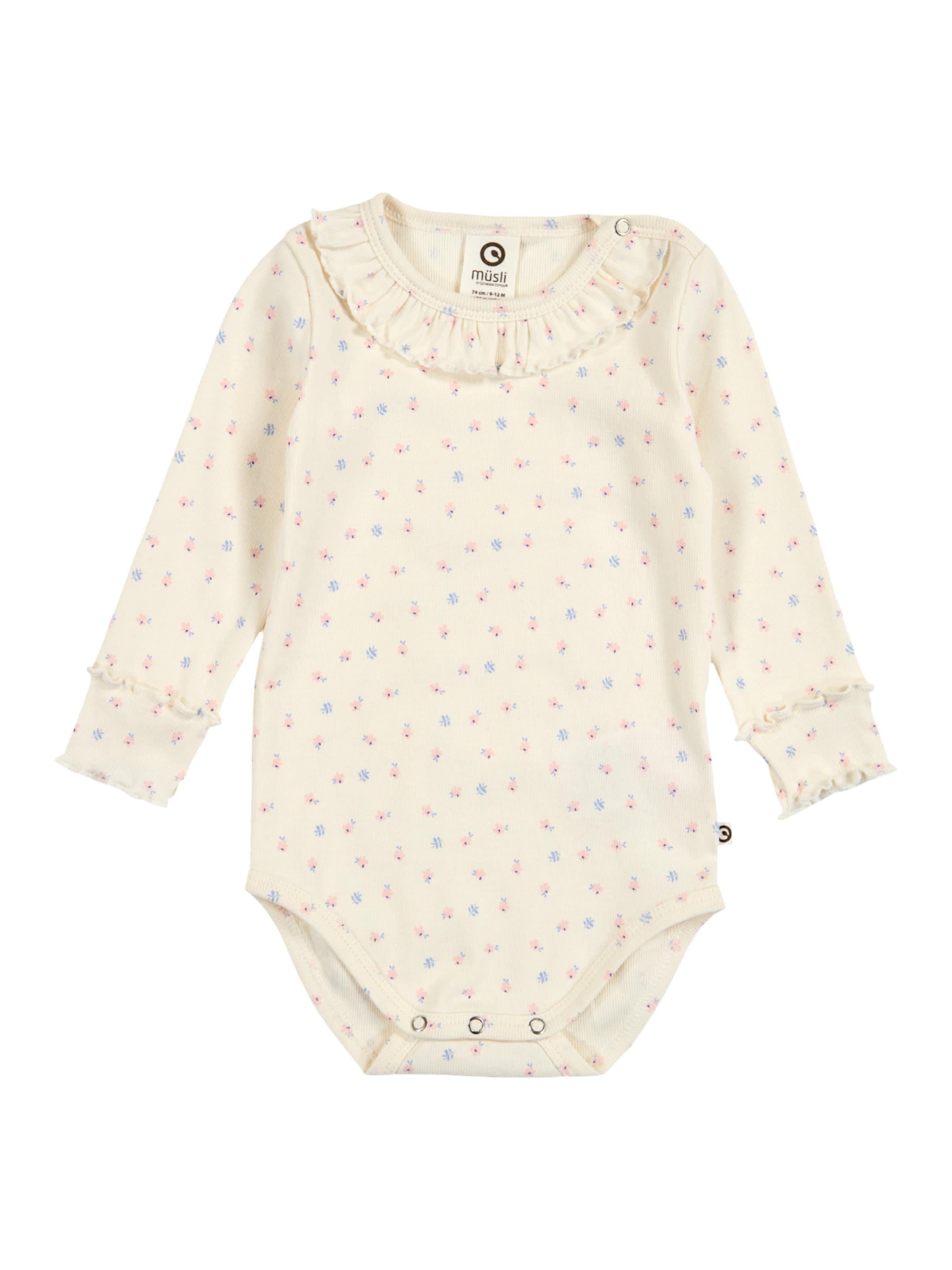Müsli by GREEN COTTON - Pijama entero/body en beige: frente