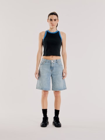 OUT OF ORBIT Wide Leg Shorts 'Inka' (OCS) in Blau: predná strana