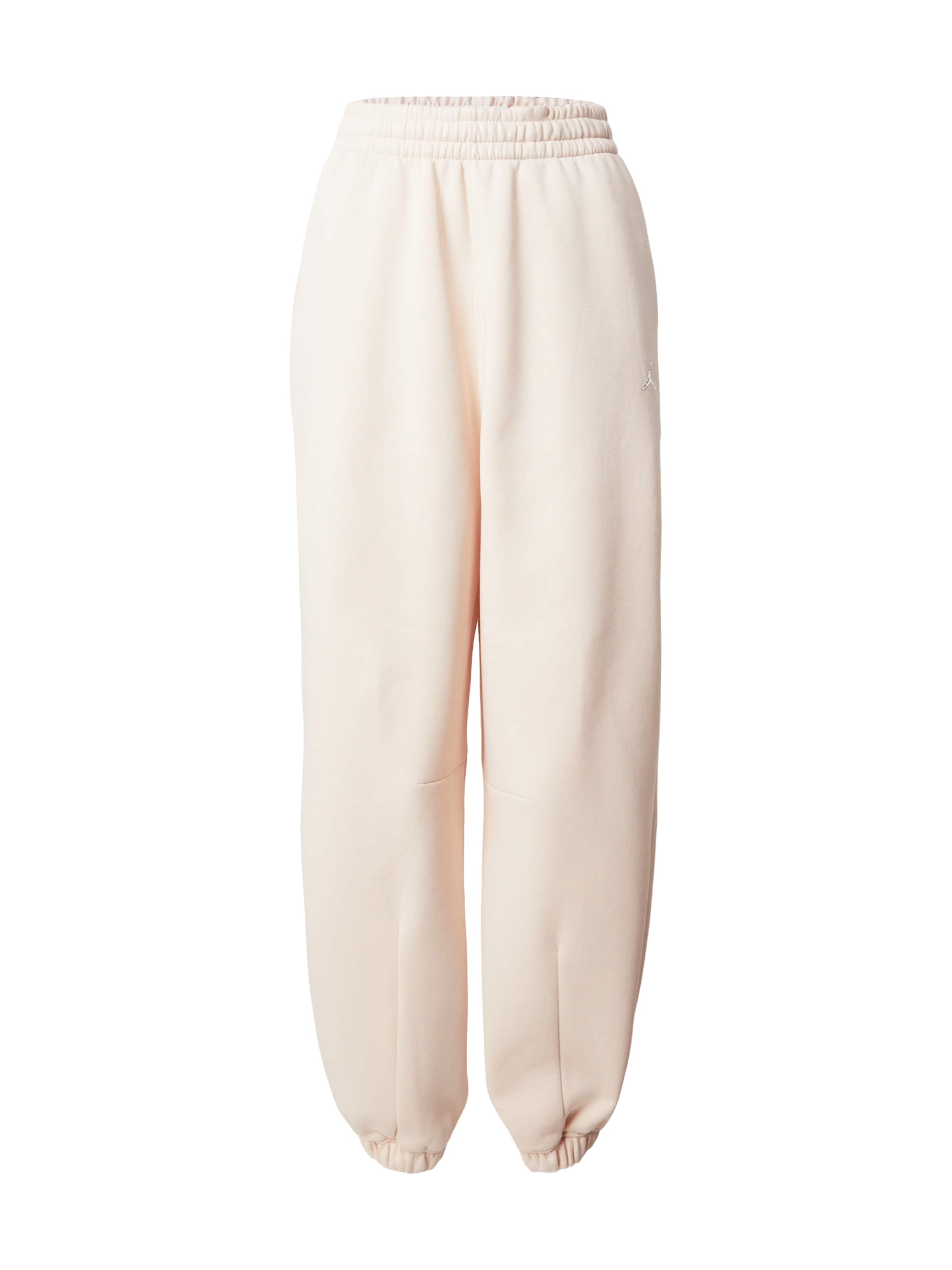 Jordan - Tapered Pantalón 'Brooklyn Fleece' en blanco: frente