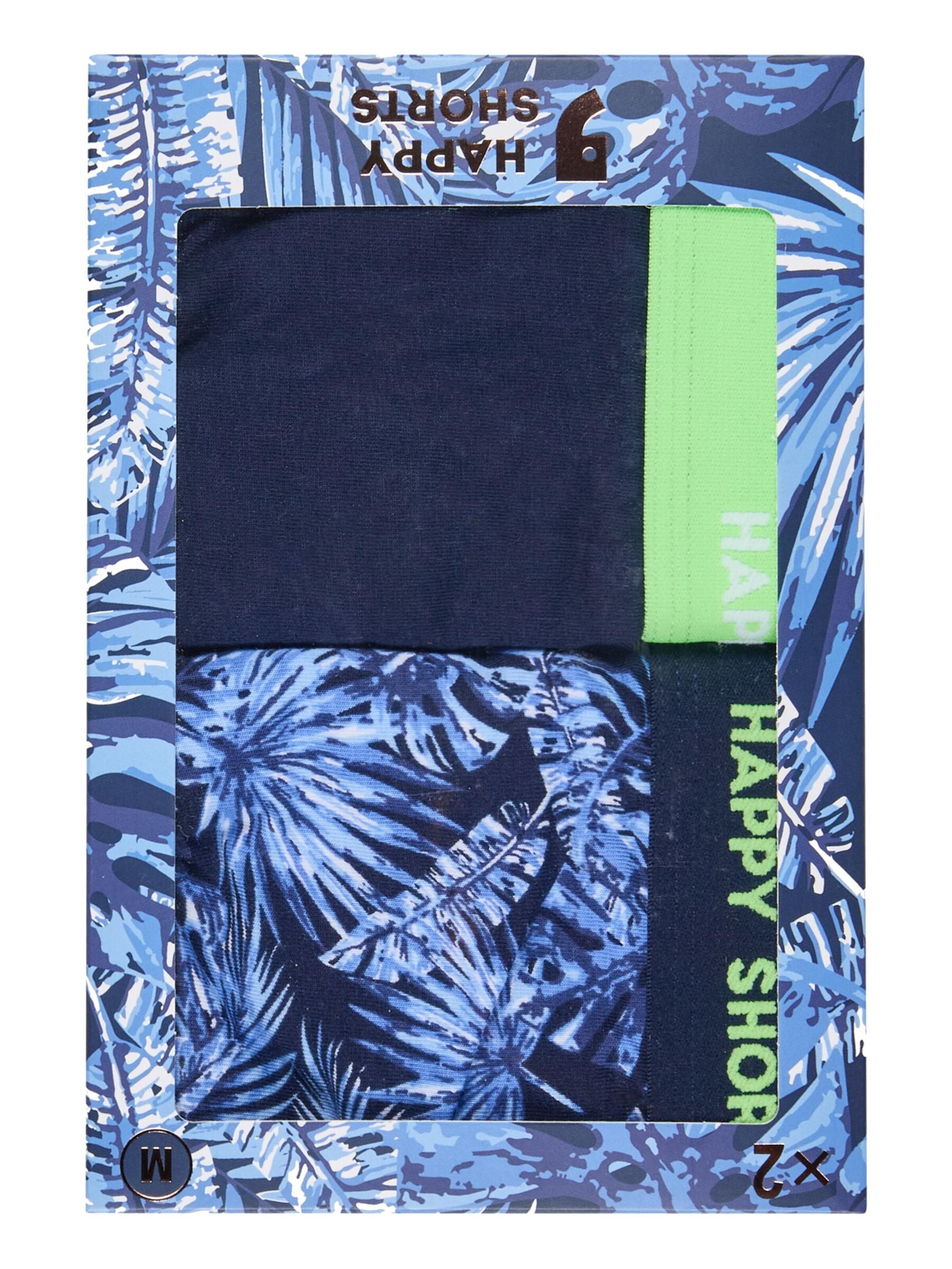 Happy Shorts - Calzoncillo boxer '2 Happy Shorts' en azul