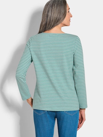 Goldner Shirt in Grün