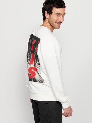 Sweat-shirt KOROSHI en blanc