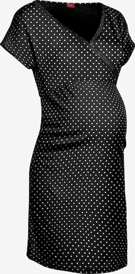 LASCANA Chemise de nuit en noir / blanc, Vue avec produit