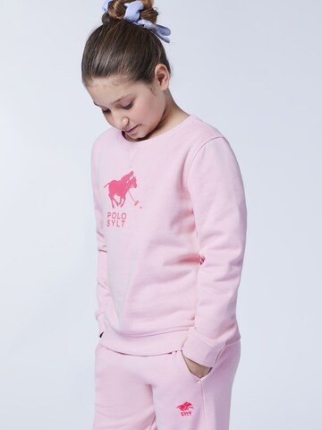 Polo Sylt Sweatshirt in Pink: Vorderseite