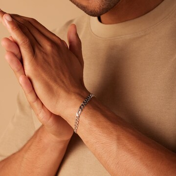 Lucardi Armband 'Luxuriös' in Zilver