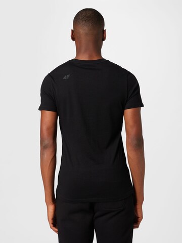 4F Sportshirt in Schwarz