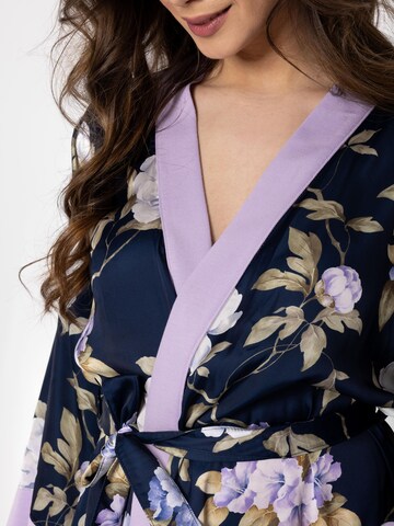 Momenti Per Me Dressing Gown 'Always Win' in Blue