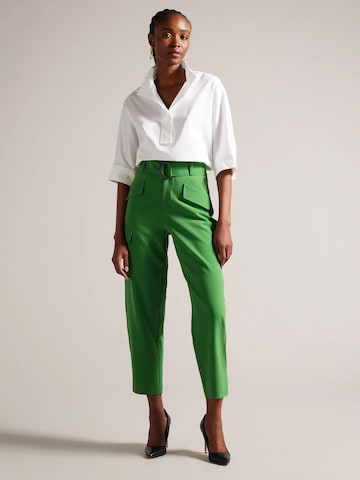 Effilé Pantalon cargo 'Gracieh' Ted Baker en vert