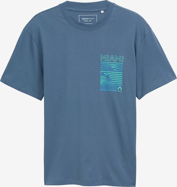 TOM TAILOR DENIM - Camisa em azul: frente