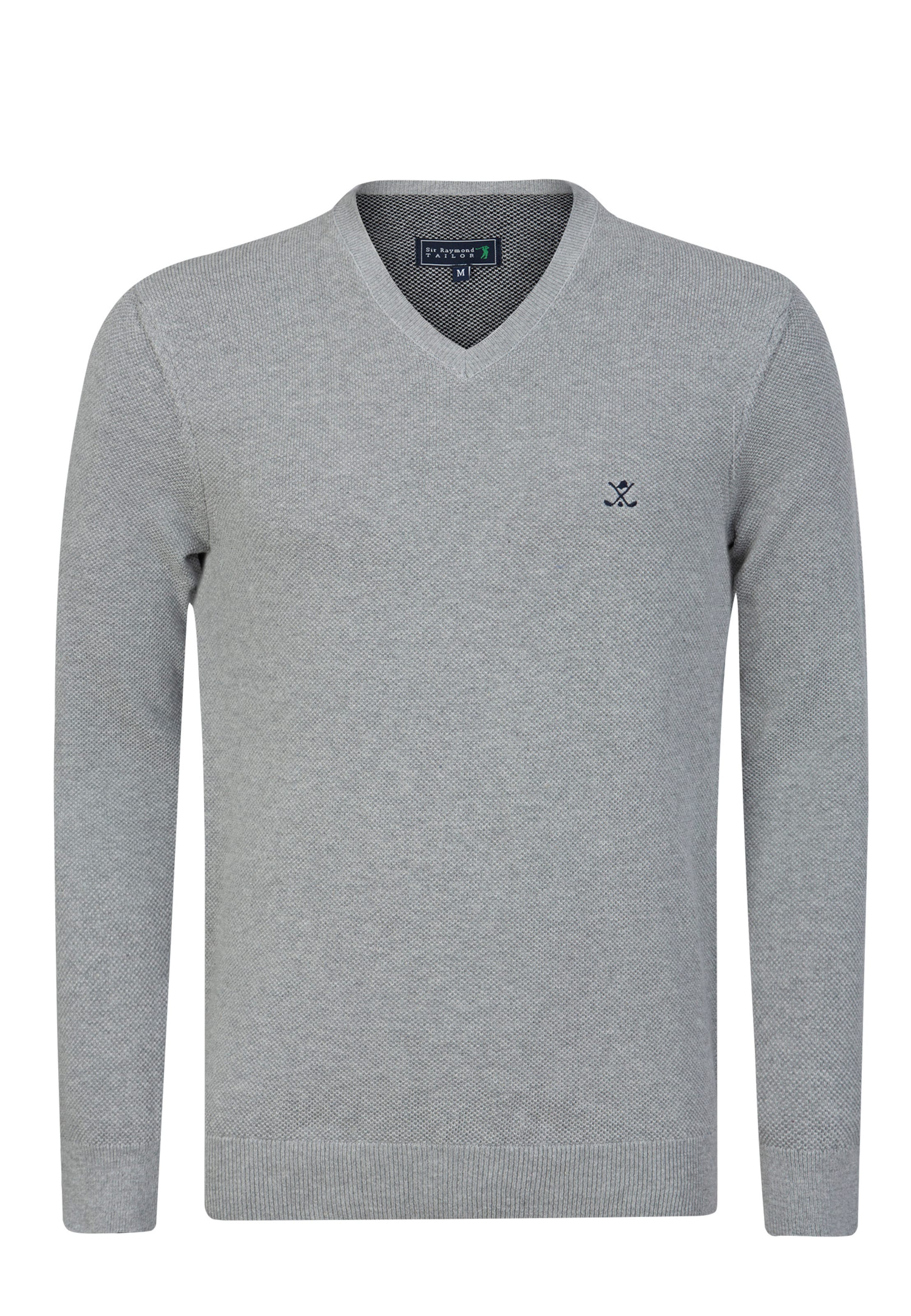 Sir Raymond Tailor Pullover in Grau: Vorderseite
