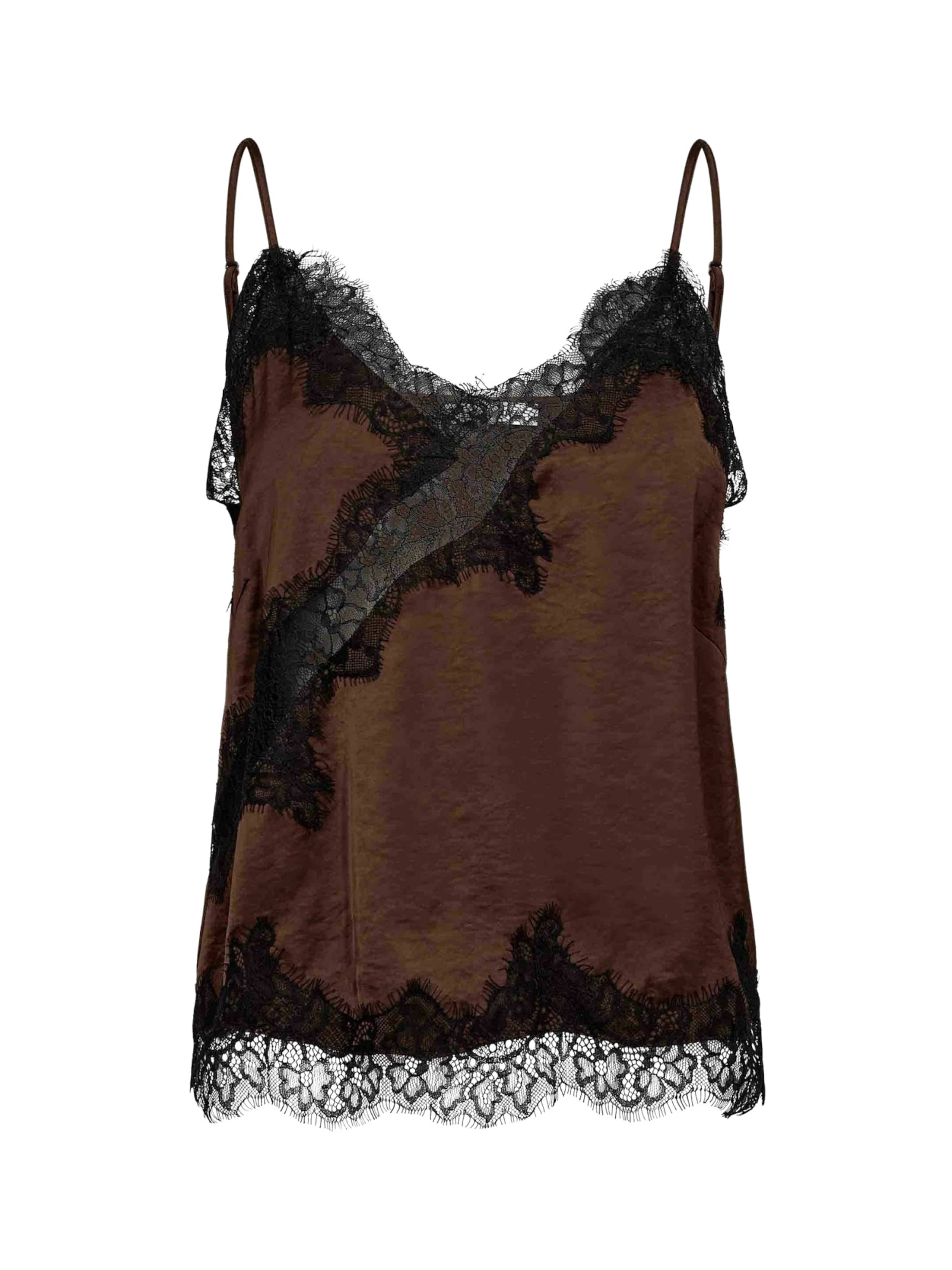 Maglietta ' IdunCC ' di co'couture in marrone: frontale