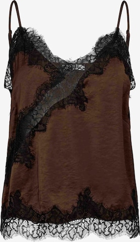 Maglietta ' IdunCC ' di co'couture in marrone: frontale