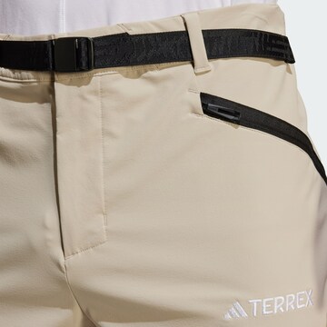 ADIDAS TERREX Regular Outdoor trousers 'Xperior' in Beige