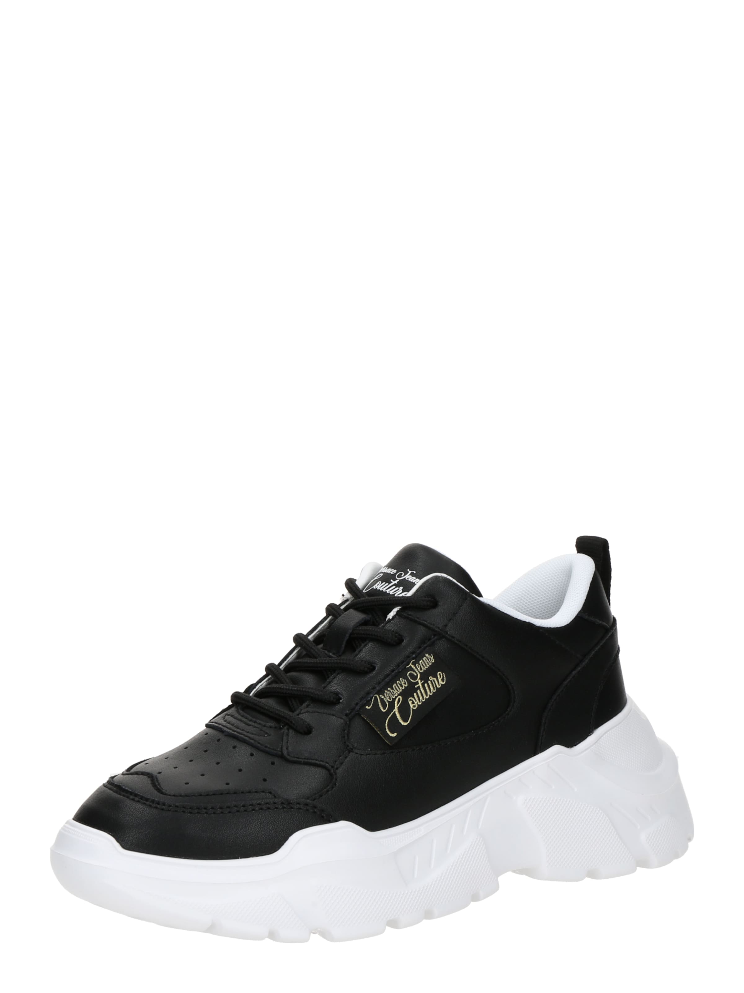 Versace Jeans Couture Platform trainers 'SPEEDTRAK' in Black: front