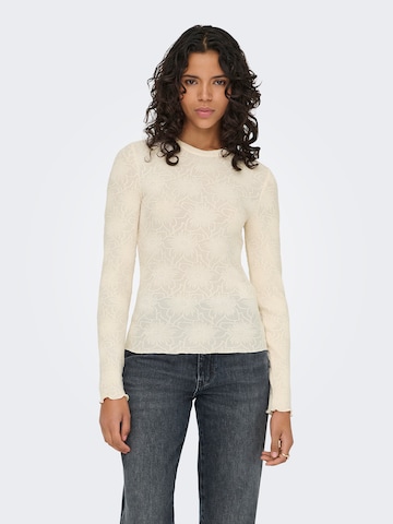 smėlio ONLY Marškinėliai 'ONLVELMA': priekis