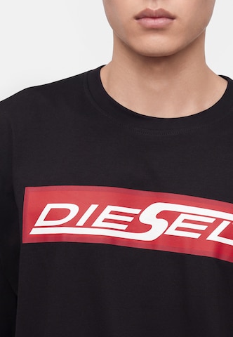 DIESEL Μπλουζάκι σε μαύρο