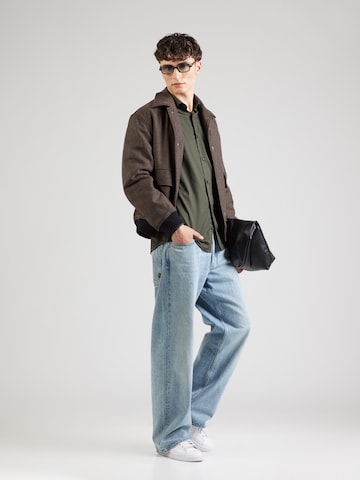 JACK & JONES Slim Fit Риза 'JPRBLAParker' в зелено